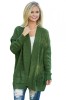 BL1003-120 Cardigan tricotat cu torsade, maneci lungi si buzunare