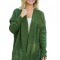BL1003-120 Cardigan tricotat cu torsade, maneci lungi si buzunare