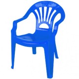 Scaunel din plastic, albastru