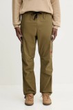 HUGO pantaloni de bumbac culoarea bej, drept, 50493865