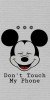 Husa Personalizata ALLVIEW X4 Soul Style Mickey Don&#039;t Touch My Phone