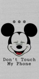 Husa Personalizata APPLE iPhone 7 Plus \ 8 Plus Mickey Don&#039;t Touch My Phone