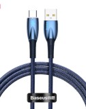 Cablu de date Baseus USB/USB-C albastru, 1m
