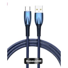 Cablu de date Baseus USB/USB-C albastru, 1m