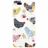 Husa silicon pentru Xiaomi Mi A1, Chickens