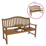 Cumpara ieftin Banca de gradina cu masuta, lemn de salcam, Taima 150x64x104 cm