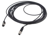 Cablu HARTING 4 pini PUR 7,5m pentru senzori automatizări cu mufe M12