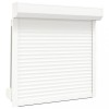 VidaXL Oblon rulant, alb, 100 x 100 cm, aluminiu