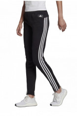 Pantaloni femei adidas 3-Stripes Skinny Pants Negru foto