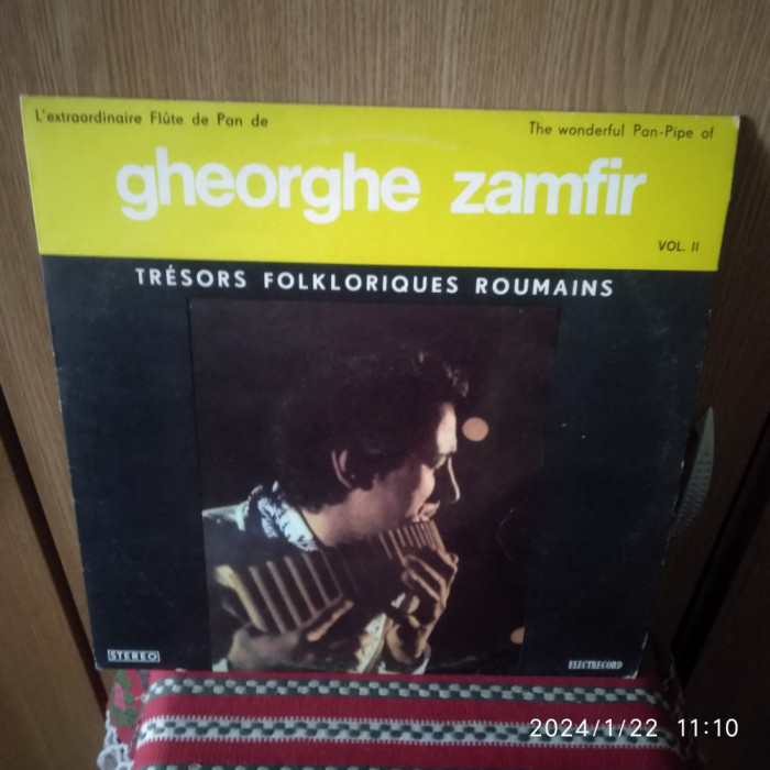 -Y- GHEORGHE ZAMFIR NAI - VOL II ( STARE VG + ) DISC VINIL LP