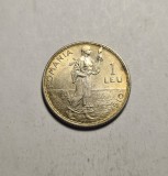 Moneda 1 Leu 1910 Carol I, UNC, Piesa de Colectie Superba - Numismatica Romania