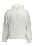 Cumpara ieftin Hanorac barbati, cu imprimeu pe fata si pe spate, Regular fit, alb, L