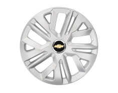 Set 4 capace roti Raven Gri R16, pentru gama auto Chevrolet foto