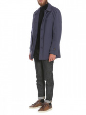 Geaca barbat BRUNELLO CUCINELLI WATER-REPELLENT COAT MM4596357 CB404 Albastru foto