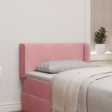 vidaXL Ureche pentru Tăblie Roz 40,5 x 40,5 x 4 cm Catifea 346595