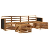 vidaXL Set de canapele de exterior 6 pcs natural 3384250