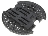 Kit Şasiu cu Roţi Pololu Romi Negru 3-6VDC 2 Motoare