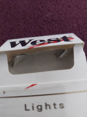 ambalaj vechi reclama,pachet tigari vechi gol Carton,WEST Lights AMERICAN Blend foto