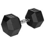Gantera Fonta Cauciucata 27.5kg Rebel Acti Hexagonala Dumbbell