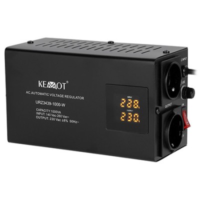 Stabilizator tensiune automat 1000va perete kemot foto
