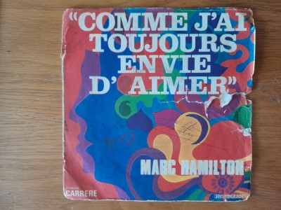 DISC vinil - Marc Hamilton - Comme j ai toujours envie d aimer foto