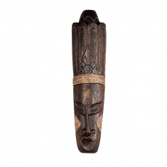 Masca tribala din lemn cu tematica africana simbol Beauty