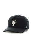 47 brand șapcă de baseball din bumbac MLB New York Mets culoarea negru, neted, B-TCDLC16IWP-BK