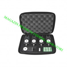 Set 4 avertizori senzori wireless Baracuda + receptor Statie Model 2021 foto