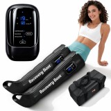 Aparat de Masaj pentru Picioare Wireless, Linomag&reg;, Cizme de Compresie pentru Recuperare Musculară, Drenaj limfatic, Presopunctura, Masaj circulator,