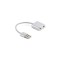 Cablu adaptor USB 2.0 - placa de sunet audio 7.1 virtual 10cm aluminiu WELL