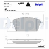 Set placute frana disc MG MG Zr, MG Zs; Nissan Almera Tino, Primera Motor 1.6, 1.6 Visia, 1.8, 1.9 dCi, 160, 180, 2.0, 2.2 dCi, 2.2 Di, OE 410604U125