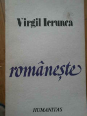 Romaneste - Virgil Ierunca ,282405 foto
