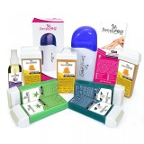 Cumpara ieftin Kit Epilare Silky Azure + CADOU Rezerva Ceara aplicator ingust