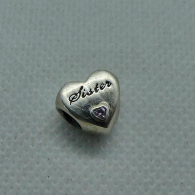 Pandant Pandora Sister heart charm 791946PCZ -F47 foto