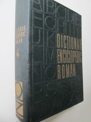 Dictionar Enciclopedic Roman (vol. 4) Q-Z - Athanase Joja , George Branescu , Mihai Beniuc , ... foto