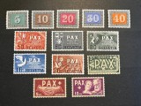 ELVETIA 1945-PAX-Serie completa Mi 447-469 in stare excelenta MNH