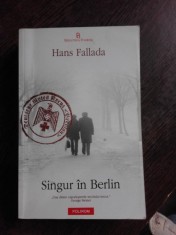 SINGUR IN BERLIN - HANS FALLADA foto