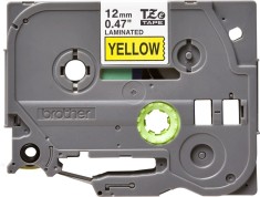 Banda Laminata Original Brother Black on Yellow, TZE631, pentru H105WB|P-TOUCH PT-E110VP|D400|D450|D600VP|E300VP|H110, 12mm x 8m, incl.TV 0 RON, &amp;quot;TZE6 foto