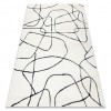 Modern covor MODE 8522 abstractizare crem / negru, 180x270 cm