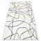 Modern covor MODE 8522 abstractizare crem / negru, 180x270 cm