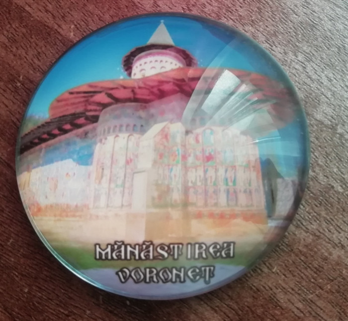 M3 C3 - Magnet frigider - tematica turism - Manastirea Voronet - Romania 31