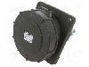 Conector alimentare AC, IEC 60309, IP67, 0,125kA, 400V AC, 5 pini, PCE - 445-6.U