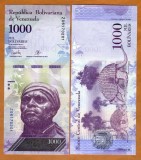 !!! VENEZUELA - 1000 BOLIVARES 23 III 2017 - P 95 b - UNC / SERIA Q