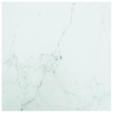 Cumpara ieftin Blat masa alb 50x50 cm 6 mm sticla securizata design marmura