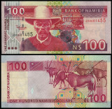 NAMIBIA █ bancnota █ 100 Dollars █ 2003 █ P-9A █ UNC █ necirculata