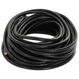 vidaXL Cord din Piele Negru &Oslash;4 mm x 5 m Piele 42021964
