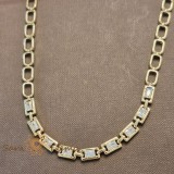 Cumpara ieftin Colier aur 14K placat , Calea Diamantelor 45 cm
