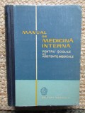MANUAL DE MEDICINA INTERNA PTR.SCOLILE DE ASISTENTE MEDICALE -C.PAUNESCU -1960