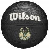 Mingi de baschet Wilson Team Tribute Milwaukee Bucks Mini Ball WZ4017606XB negru