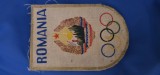 Emblema ( patch) Olimpica ROMĂNIA RSR/Olimpiada 1980 Moscova